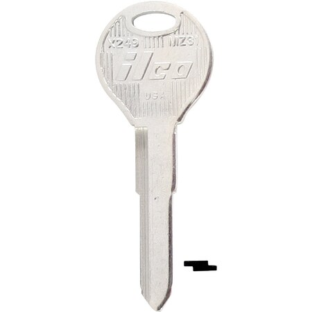 Ilco Mazda Nickel Plated Automotive Key MZ31, 10PK IAF00006862