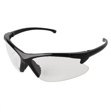Kleenguard Dual Bi-Focal Lens Reader Safety Glasses, +1.5 Diopter, Clear Lens, Black, Nylon Frame, V60 30-06* 20387