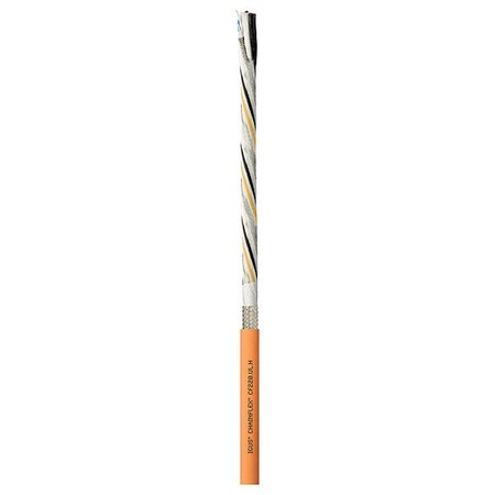 Chainflex Servo Motor Cable, Orange, PVC, 1,000 V, Order by the Foot CF220ULH102404
