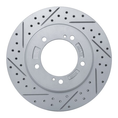 Dynamic Friction Co DFC Geoperformance Rotor - Drilled and Slotted 830-01013L