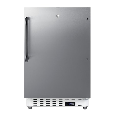 Summit Commercial 21in Wide Built-In Commercial All-Refrigerator, ADA Compliant SCR504SSTBADA