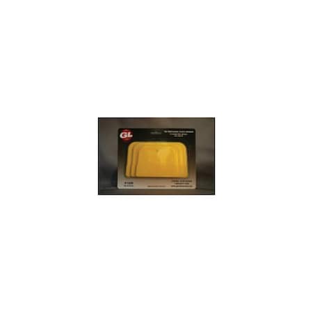 Gl Enterprises 1200 Carded Autobody Spreader, 6 in L x 4 in W, Straight Edge, Plastic, Yellow 1200YELLOW