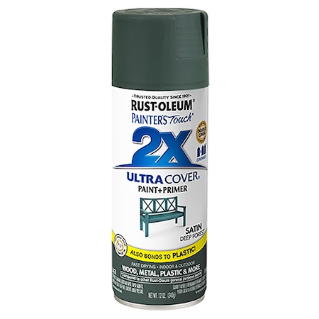 Rust-Oleum Painter's Touch 2X Ultra Cover Satin Deep Forest 12 Oz. Spray 342062