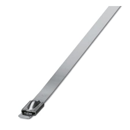 Phoenix Contact Cable Tie, 360 mm L, Silver, 316 Stainless Steel, 1335 N Strength 3240766