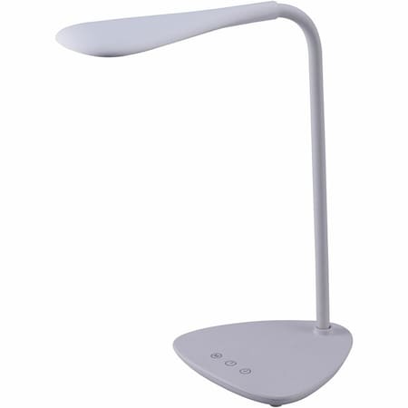 Black & Decker Minimalist Desk Lamp with Battery, White VLED1820-BD
