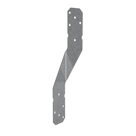 Simpson Strong-Tie Hurricane Tie, 8 in L, 1-1/4 in W, Steel, Galvanized, Fastening Method: Nail H8