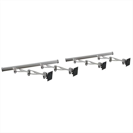 Cotytech Wall Mount For Four Monitors Double Arm HMW-41A2