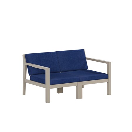 Polybird BREEZE DEEP SEAT LOVESEAT.     WEATHERWOOD POLYBIRD P108-WW-CANA