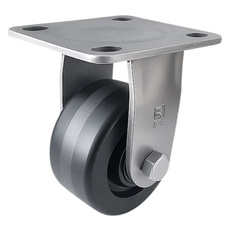 Hyw Products Heavy Duty Caster 4in Phenolic Wheel, Rigid 40-40R-A1-PH
