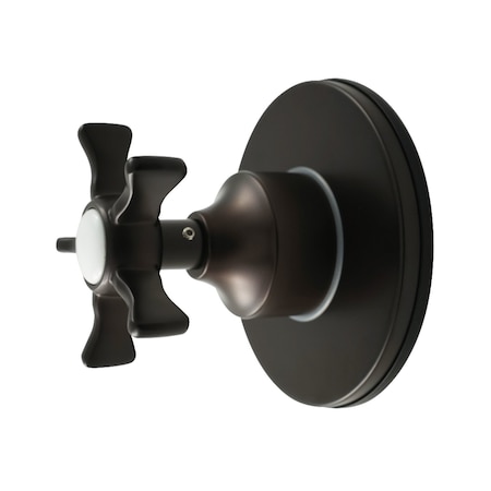 Kingston Brass Single-Handle Six-Way Diverter Valve with Round Trim Kit, Oil Rubbed Bronze KS4035NX