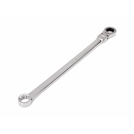 Tekton 22 mm Long Fixed/Flex Head 12-Point Ratcheting Box End Wrench WRB35422