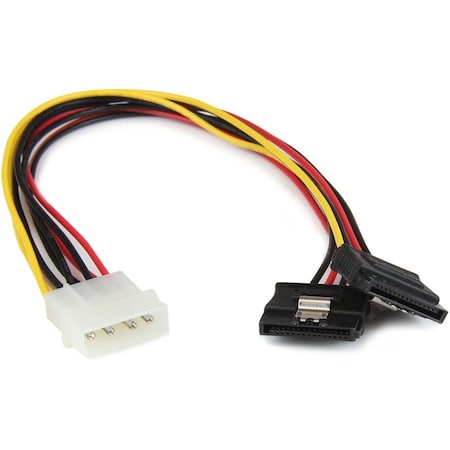Startech.Com 12IN LP4 TO 2X LATCHING SATA Y CABLE PYO2LP4LSATA