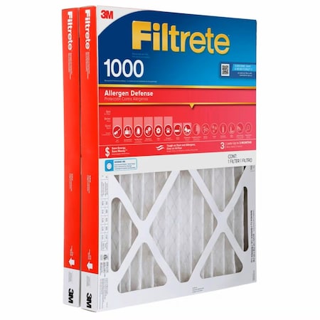 3M 16x20x2 1000MPR Filtrete Pleated Air Filter NADP00-2IN-4