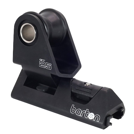 Barton Marine Barton 25mm T-Track Genoa Car - Black 25100GTB