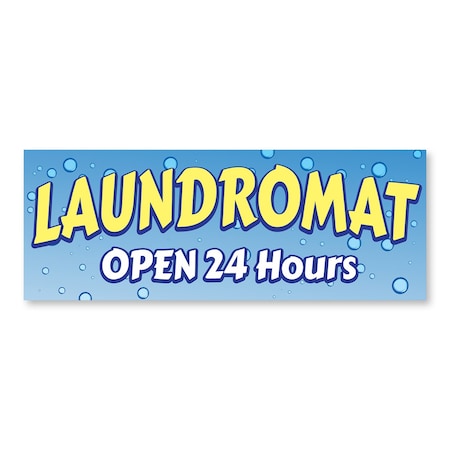 Signmission Laundromat, 24 Inch, Decal D-24-30399