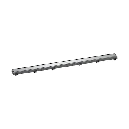 Hansgrohe RainDrain Match Trim 39 3/8" with Height Adjustable Frame in Chrome 56041001