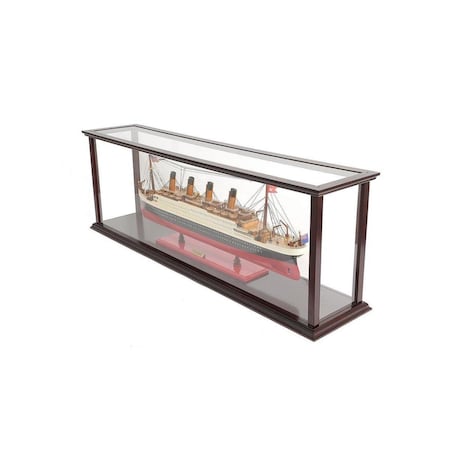 Old Modern Handicrafts RMS Titanic with Display Case, Large C012A