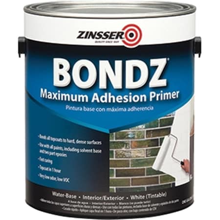 Zinsser 256261 1 Gallon White Bondz Advanced High Adhesion Water Based Primer 20066200923
