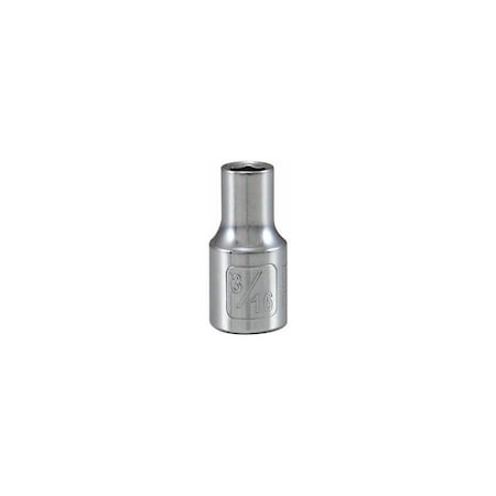 Apex Tool Group-Asia 1/4-Inch Drive 3/16-Inch 6-Point Socket 108316