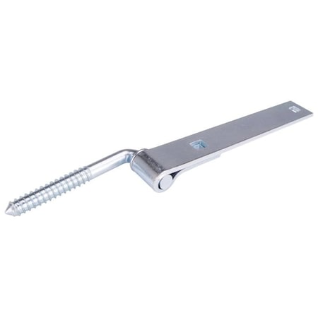 Prosource Hook/Strap Hinge, 7-3/4 in W Frame Leaf, 1-1/4 in H Frame Leaf, 4 mm Thick Leaf, Steel, Zinc LR-088PS