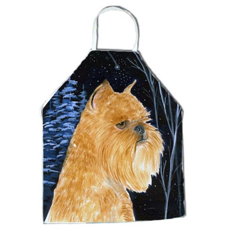 Carolines Treasures Starry Night Brussels Griffon Apron - 27 x 31 in. SS8362APRON