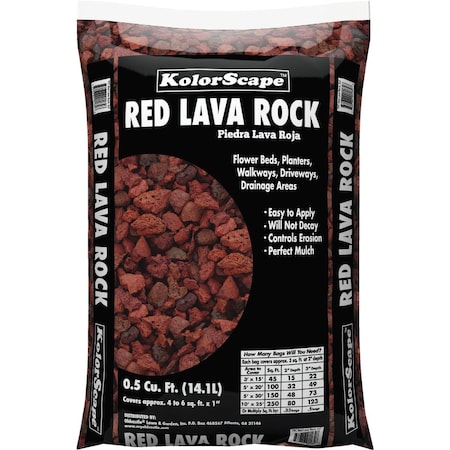 Kolorscape 0.5 Cu. ' Red Lava Rock 40200032