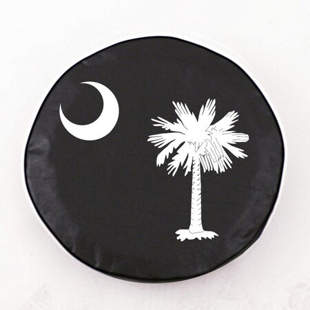 Holland Bar Stool Co 37" x 12-1/2" South Carolina State Flag Tire Cover TCH1SCFlgBK