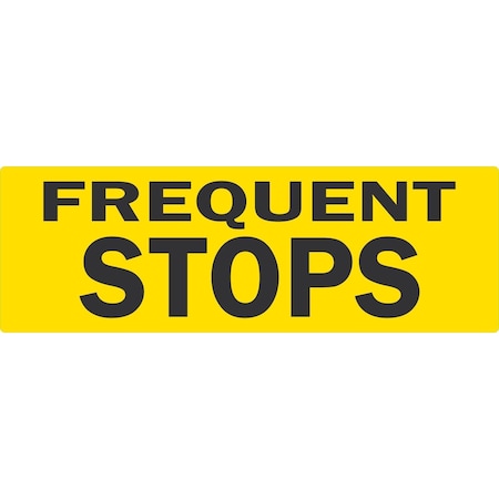 Lyle Frequent Stops, 24x8, Engineer Grade, Yellow G-14516-ED_24x8