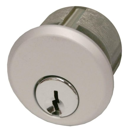 Global Door Controls 1-5/32 in. Zinc Keyed Alike Cylinder Mortise Lock for Adams Rite Type Storefront Door in Aluminum TH1100-ZCX1KAAL