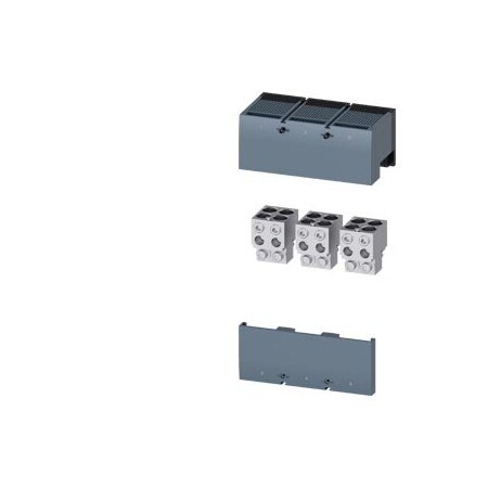 Siemens circular conduc. terminal TA4.3 4 x 120240 mmsqrd for 4 cables with auxiliary 3VA9603-0JC43