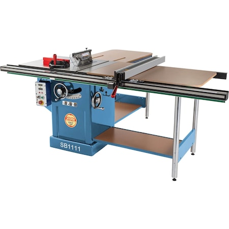 South Bend 10" 3 HP 220V Table Saw With Extension Rails SB1111