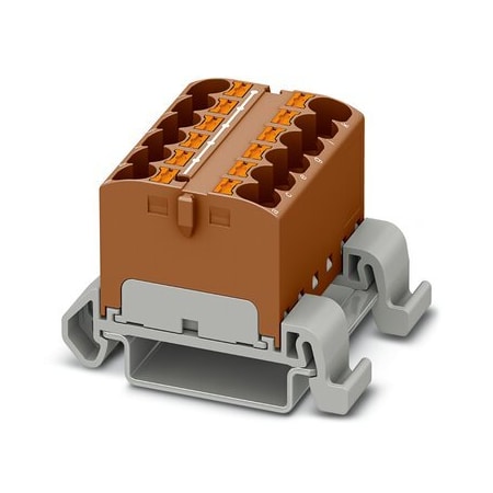 Phoenix Contact PTFIX 12X4-NS35A BN Distribution block 3273690