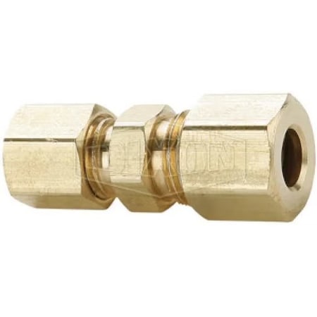 Dixon The Right Connection Compression Union Reducer, 3/8 x 5/8 x 9/16-24 x 13/16-18 in Nominal, Brass, Do 62C-1006