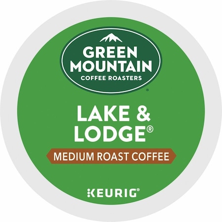 Green Mountain Coffee Roasters K-Cup Lake & Lodge Coffee, Compatible with Keurig Brewer, Regular, Medium, K-Cup, 24PK 5000359049