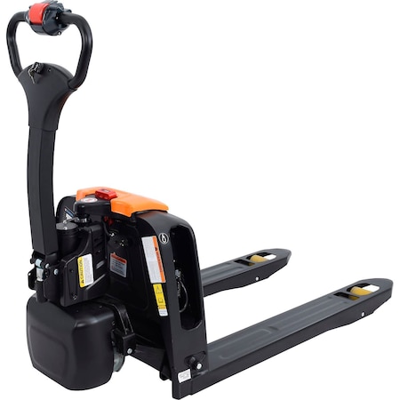 Global Industrial Self-Propelled Pallet Jack, Lithium Ion Powered, 3300 lb Cap, 27"Wx45"L Forks 615165