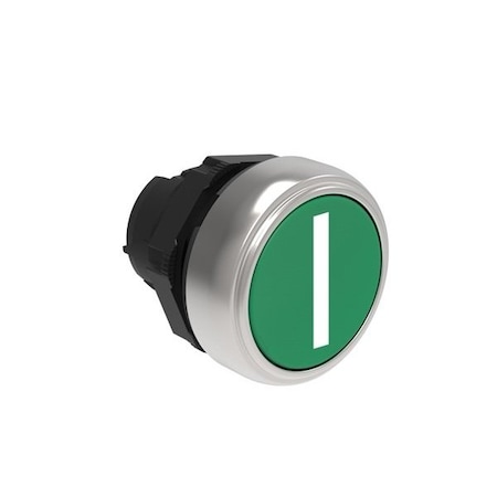 Lovato Green Flush Push-Button I, 10PK LPCB1113