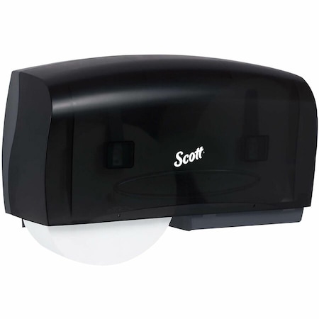 Scott Scott Coreless Twin Toilet Paper Dispenser HighCap 20x6x11 BLK 09608