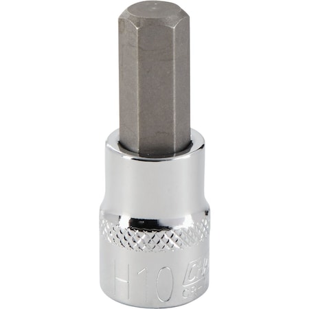 Channellock 3/8'' Drive 10 mm 6-Point Metric Hex Bit Socket 372390