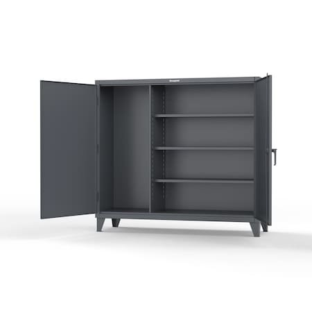 Strong Hold UHMW Top Shop Table with Keylock Drawers T6036-4DB-KL-UHMW