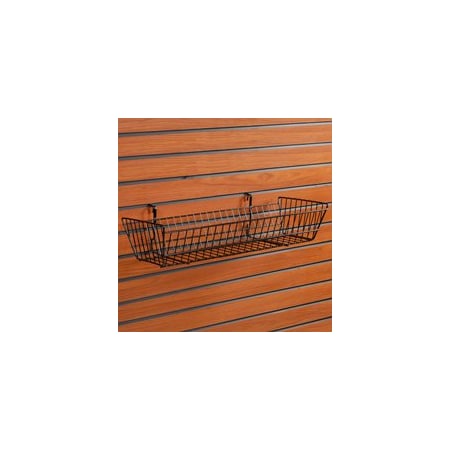 Specialty Store Services 24-Inch Universal Multi-Purpose Baskets For Slatwall Or Grid 2103BK