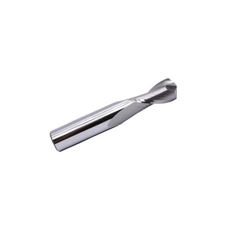 Garr Tool Drill Mill, 1/8 in Dia, 1-1/2 in Overall Length, 1/2 in Flute Length, 2 Flutes, Spiral Flute 57422