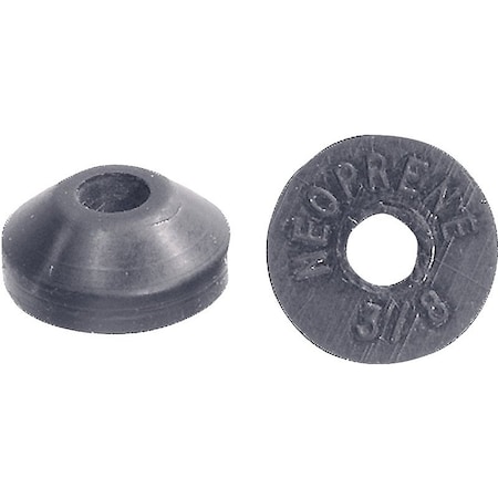 Danco Beveled Washer, Fits Bolt Size 3/8 in Rubber, 5 PK 35094B