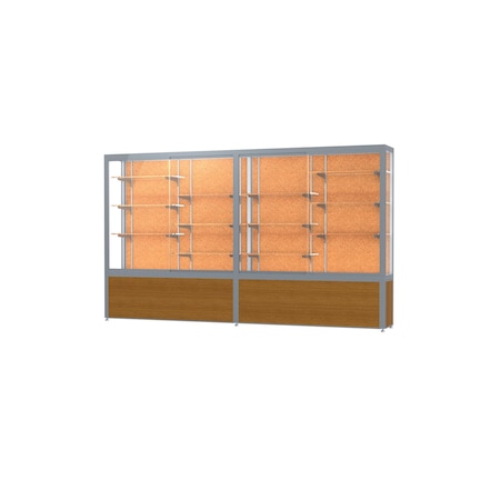 Ghent Display Case 120x66x16, Satin, Oak 10410CK-SN-K