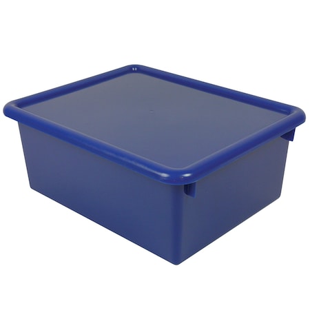 Romanoff Stowaway 5" Letter Box with Lid, Blue 16004