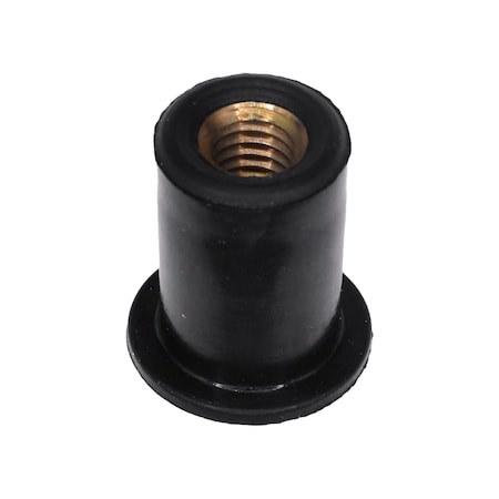 Auveco Rubber Nut M5-.8554 Length, 25PK 16242