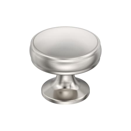 Amerock Renown 1-1/4 inch 32mm Diameter Polished Nickel Cabinet Knob BP36793PN