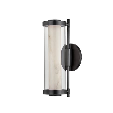 Corbett Lighting Caterina 1 Light Wall Sconce 5 In. Black Brass 433-14-BBR