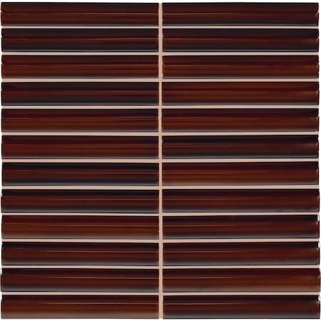 Daltile Artefino Vintage 1 x 6 Pencil Mosaic 9.60 SQFT/Carton, 10PK AR1616PENCLMSGL