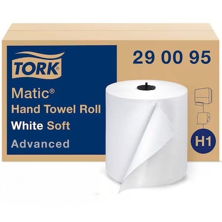 Nsi Tork Tork Matic Paper Towels, White, 6 PK TRK290095