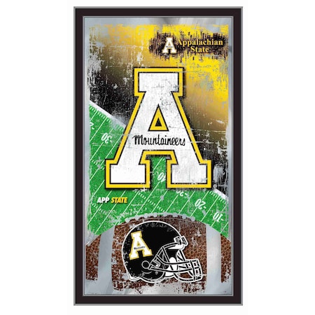 Holland Bar Stool Co Appalachian State 15" x 26" Football Mirror MFtblAppStU